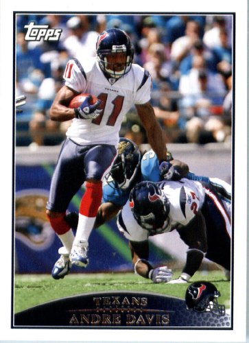 2009 Topps NFL Football Card # 48 Andre Davis Houston Texans - Mint Condition & Shipped In A Protective Screwdown Display Case!