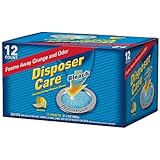 Glisten DP12B Disposer Care Foaming Garbage Disposer Cleaner-Twelve Pack (12 Uses)-Powerful Disposal Cleanser for Complete Cleaning of Entire Disposer-lemon Scented, 14.7 Oz