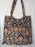 Vera Bradley Curvy Tote Bag Purse Caffe Latte
