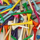 Rj sports golf tees 2 1/8 asstd 100 ct