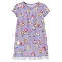 Girls' Nick & Nora&reg; Short-Sleeve Gown Cupcake - Purple