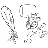 The Simpsons - Itchy & Scratchy Cutout Decal