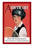 American Magazine: Tennis Art Giclee Poster Print, 18x24