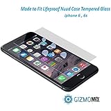 Lifeproof Nuud Tempered Glass Screen Protector For iPhone 6 6s Case n&uuml;&uuml;d - Gizmomix Inc