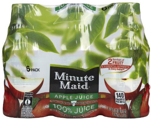 Minute Maid Apple Juice To-Go - 10 oz - 6 ct