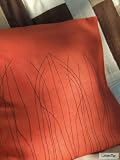 Linen Cushion Cover Orange Spring
