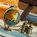 NIANPU Vintage Globe Pendant Necklace