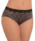 UPC 608926000038 product image for Olga Without A Stitch Hi-Cut Brief, 8, Geo Leaves Print | upcitemdb.com
