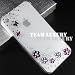 Bling Crystal Purple Butterfly Case Cover for Iphone 4 & 4s Made w/ Swarovski Elements