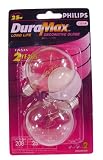 Philips Dura Max Clear Light Bulb, 25 Watt, 2 ct