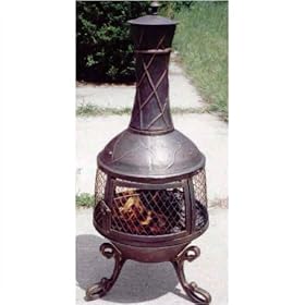 Oakland Living 8021-AB Elite Chimeneas - Fire Pit - Antique Bronze