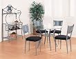5 Piece Modern Dining Set By Coaster Furniture