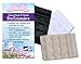 USA Made 3 Hook Bra Extenders (Assorted - Black, White, Natural) with Four Rows of Adjustment Adding up to Three inches of Expansion! by NuAngel