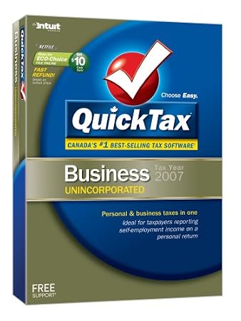 QuickTax 2007 Unincorporated [Old Version]