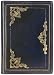 Luigi Gold Embossed Genuine Italian Leather Refillable Journal, Lined Pages, 6x8", Gift Boxed, Navy