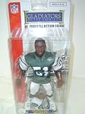 Gladiators of the Gridiron NFL New York Jets - Jonathan Vilma # 51 Action Figure in Green Jersey