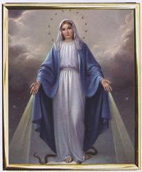 Our Lady of Grace Framed Art, 8" x 10" - MADE IN ITALY