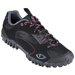 Giro Petra Women's Mountain Shoes - BLACK/FUSCHIA, 39