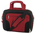 rooCase Dell Inspiron 13.3-Inch Laptop Carrying Case - Red / Black Deluxe Bag