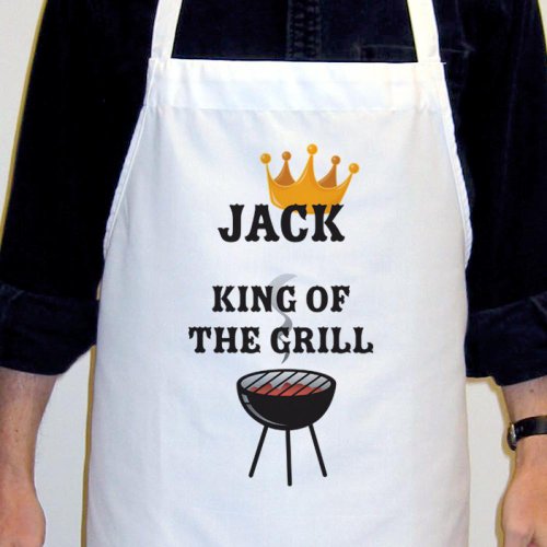 King of the Grill Personalized BBQ Apron