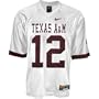 Nike Texas A&M Aggies #12 White Twilled Football Jersey