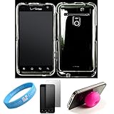 Hard Shell Durable Protective Two Piece Clear Snap On Case for T-Mobile LG  ....