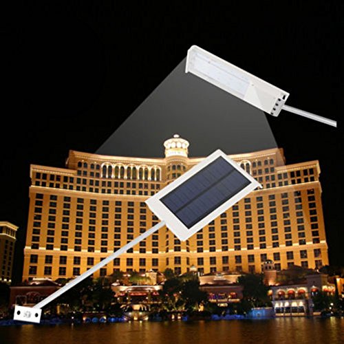 15 LED Motion Sensor Solar Light, Viare Waterproof Solar Powered Gutter Wall Path Light, Sconces Security Lighting for Outdoor Fencing Barn Porch Garage