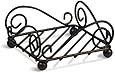 Spectrum Diversified 43926 Scroll Flat Napkin Holder, Hammered Bronze Finish