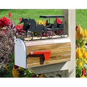 Horse-N-Buggy Mailbox by The Cedar Store