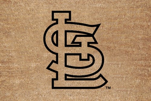 MLB St. Louis Cardinals Flocked Door Mat