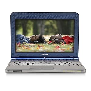 Toshiba Mini NB205-N325BL 10.1-Inch Royal Blue Netbook - 9 Hours of Battery Life (Windows 7 Starter)