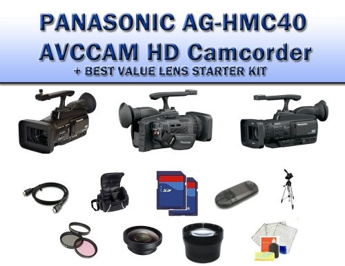 Panasonic AG-HMC40 AVCCAM HD Camcorder + Best Value Lens Starter Package Panasonic AG-HMC40 AVCCAM HD Camcorder + Best Value Lens Starter Package