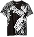 Southpole Men's Short Sleeve Graphic Tee with Slanting Logo