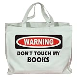 DONT TOUCH MY BOOKS Totebag (Cotton Tote / Bag)