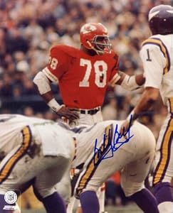 Bobby Bell (HOF) Autographed/ Original Signed 8x10 Color Action-photo w/ the Kansas City Chiefs - He Was in Super Bowl IV