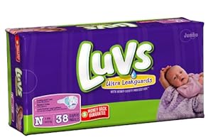 Luvs Newborn Diapers - Jumbo Pack 38 Ct