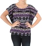 Romeo & Juliet Couture Multi Knitted Sweater in Purple, Small