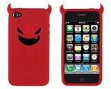 Soft Devil Case for Apple iPhone 4 (Fits AT&T Model) - Red
