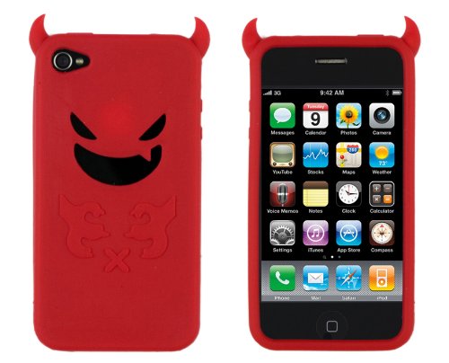 Soft Devil Case for Apple iPhone 4 (Fits AT&T 