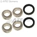 2x Radlager Satz HINTEN FORD ESCORT 5 6 7 1990-1999, CLASSIC, FIESTA 3 4 1989-2002, KA AB BJ 1996, ORION 3 1990-1993, PUMA AB BJ 1997, STREET KA 2003-2005
