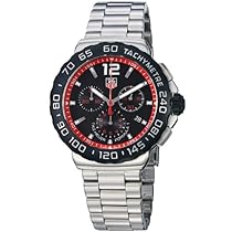 Big Sale TAG Heuer Men's CAU1116.BA0858 Formula 1 Black Dial Stainless Steel Watch