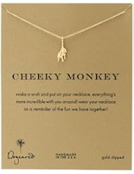 Dogeared Cheeky Monkey Necklace