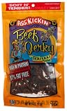 Ass Kickin' Beef Jerky Teriyaki, 4-Ounce Bags (Pack of 6)