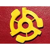 (10 Pack) TEN Yellow Plastic 45 RPM 7 Inch Vinyl Record Adaptor - 7" Inserts