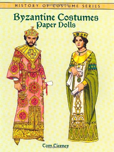 byzantine costumes paper dolls dover paper dolls