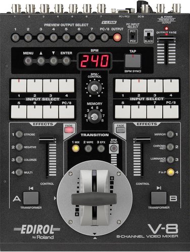 V-8 Eight Channel Video Mixer