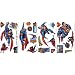 Superman - Peel & Stick - 24 Large Super Man Wall Appliques