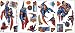 - Superman Peel & Stick Appliques