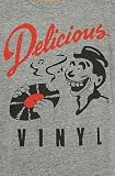 Delicious Vinyl Mens DV Grey t-shirt,T-shirts for Men