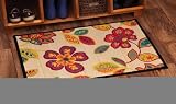Floral Bamboo Floormat